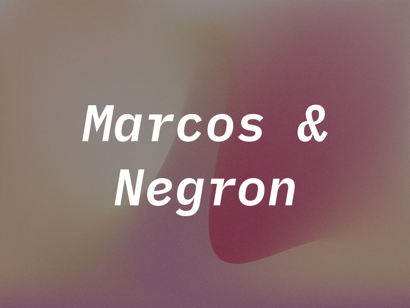 Marcos & Negron