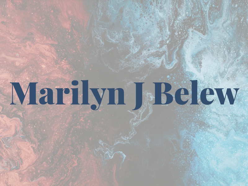 Marilyn J Belew