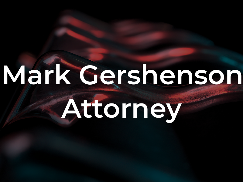 Mark D Gershenson Attorney at Law