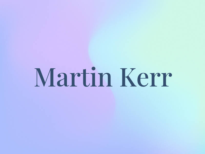 Martin Kerr
