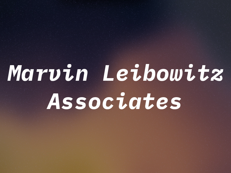 Marvin Leibowitz and Associates