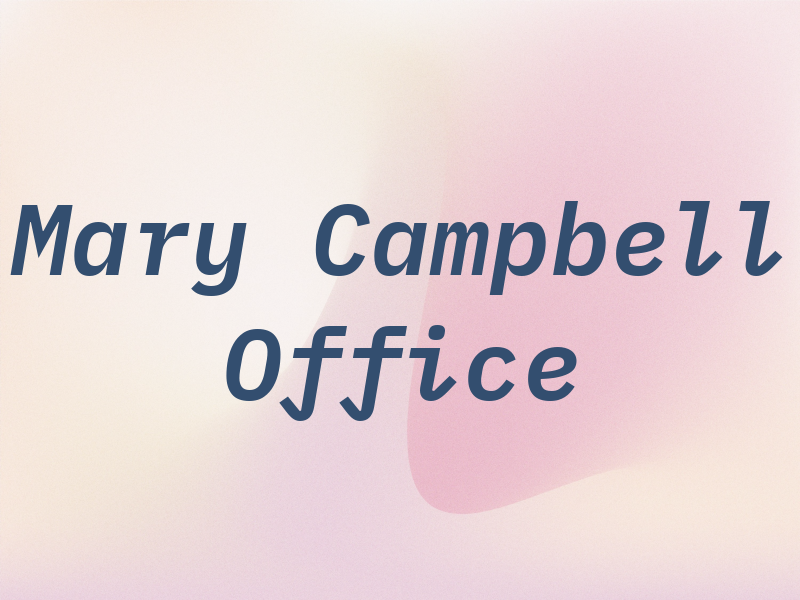 Mary E Campbell Law Office