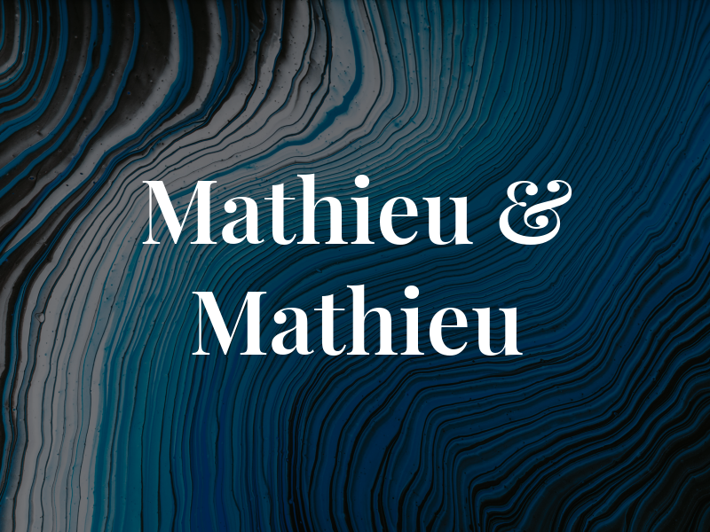 Mathieu & Mathieu