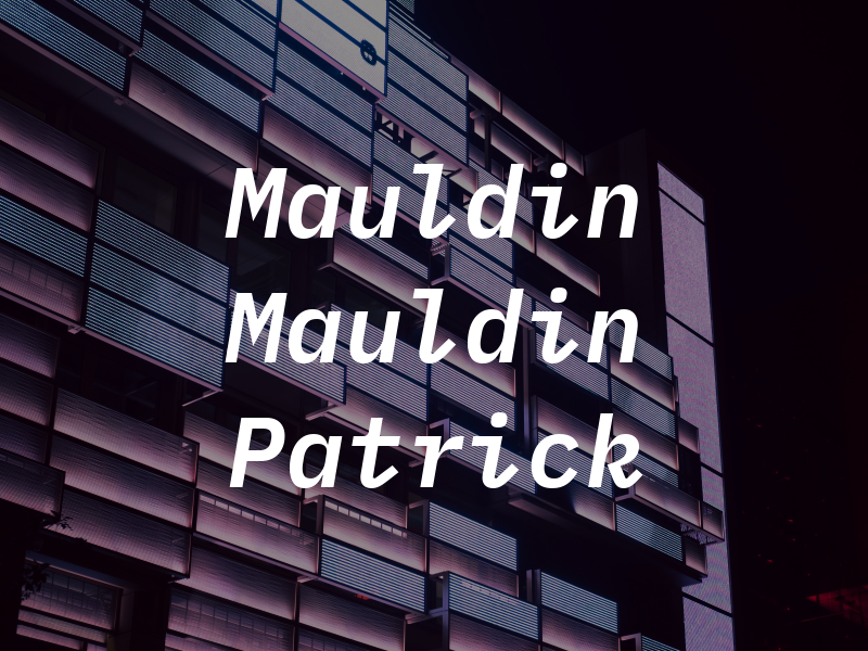 Mauldin & Co: Mauldin Patrick CPA