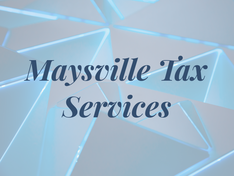 Maysville Tax Services