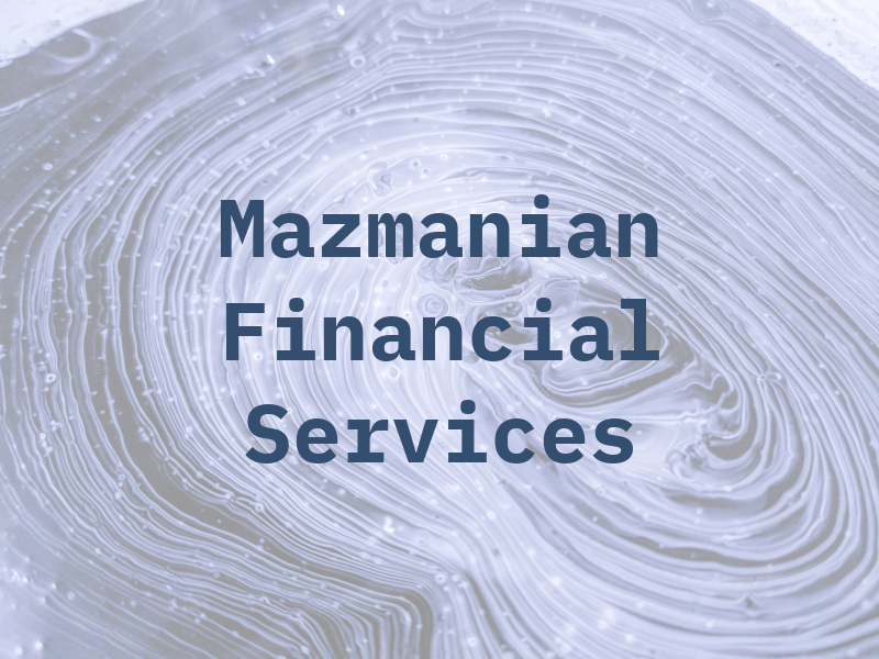 Mazmanian Financial Services