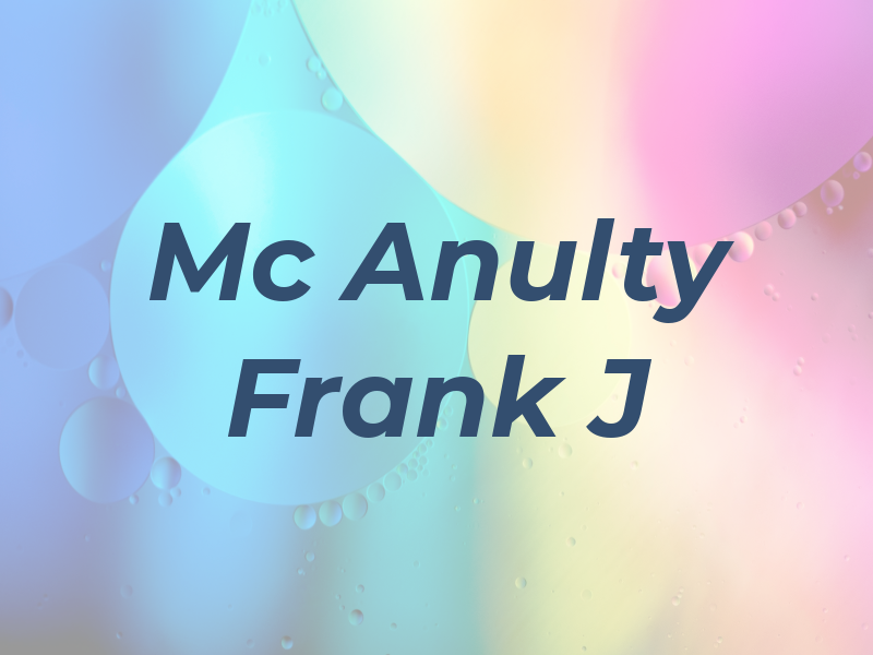 Mc Anulty Frank J