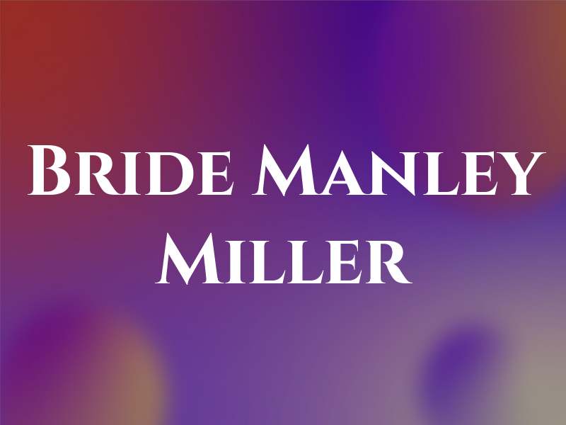Mc Bride Manley & Miller