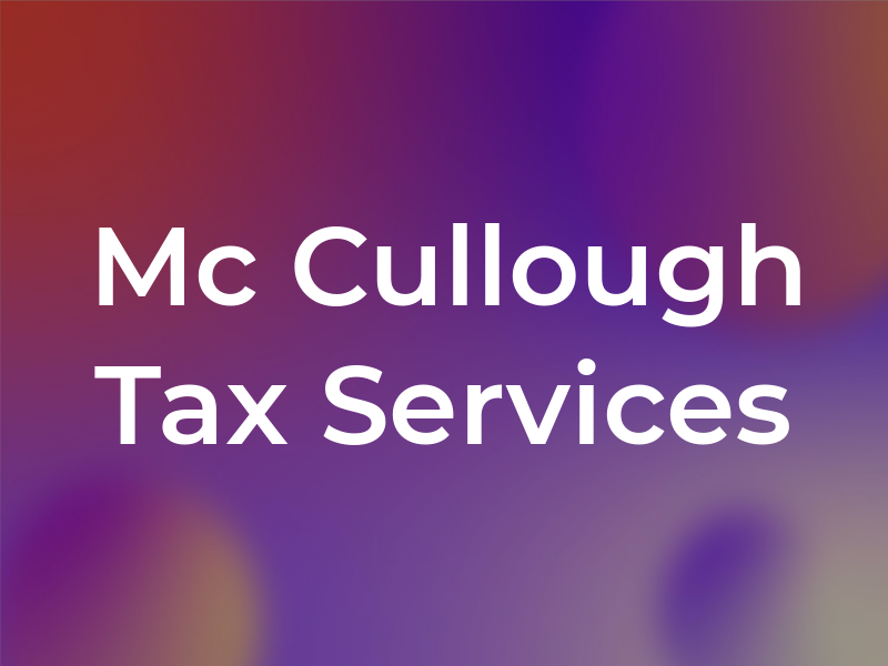 Mc Cullough Tax Services