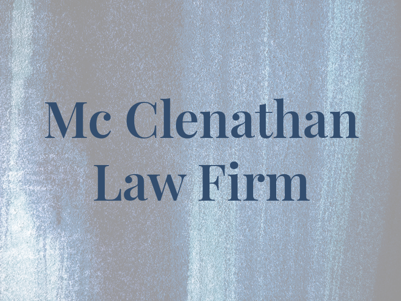 Mc Clenathan Law Firm