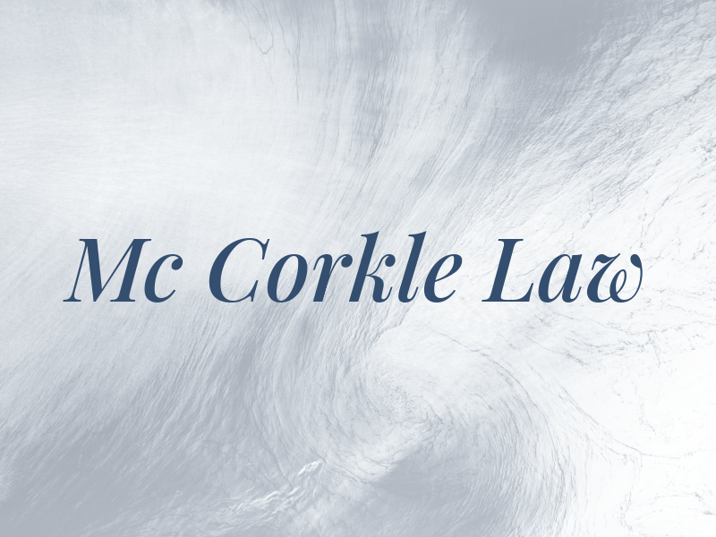 Mc Corkle Law