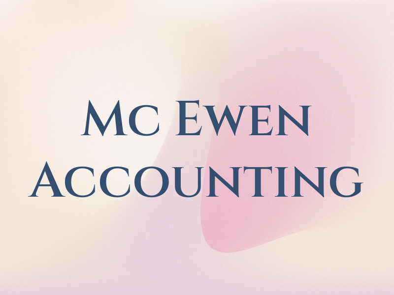 Mc Ewen Accounting