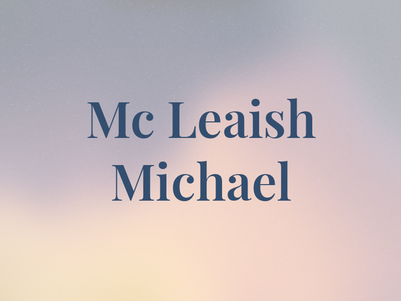 Mc Leaish Michael