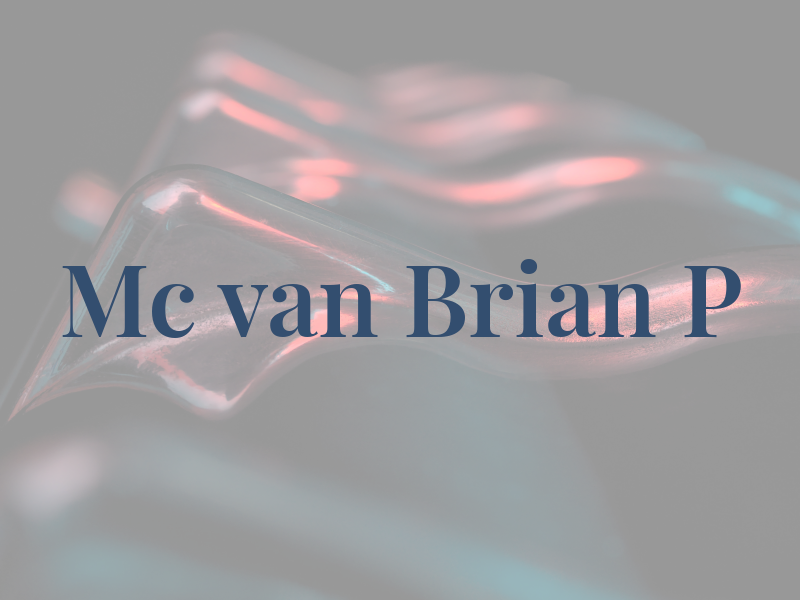 Mc van Brian P