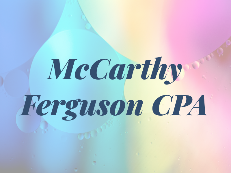McCarthy Ferguson CPA