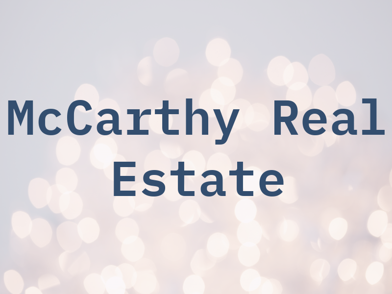 McCarthy Real Estate Law