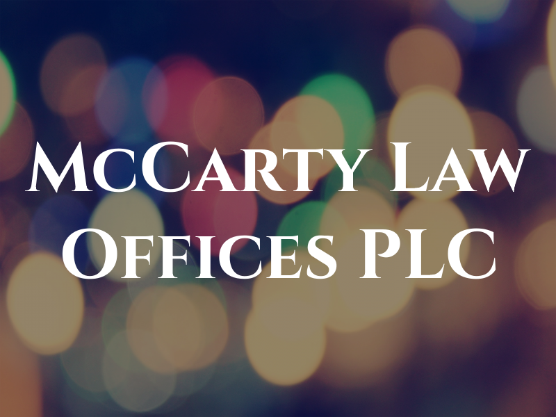 McCarty Law Offices PLC