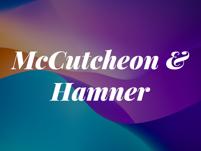 McCutcheon & Hamner