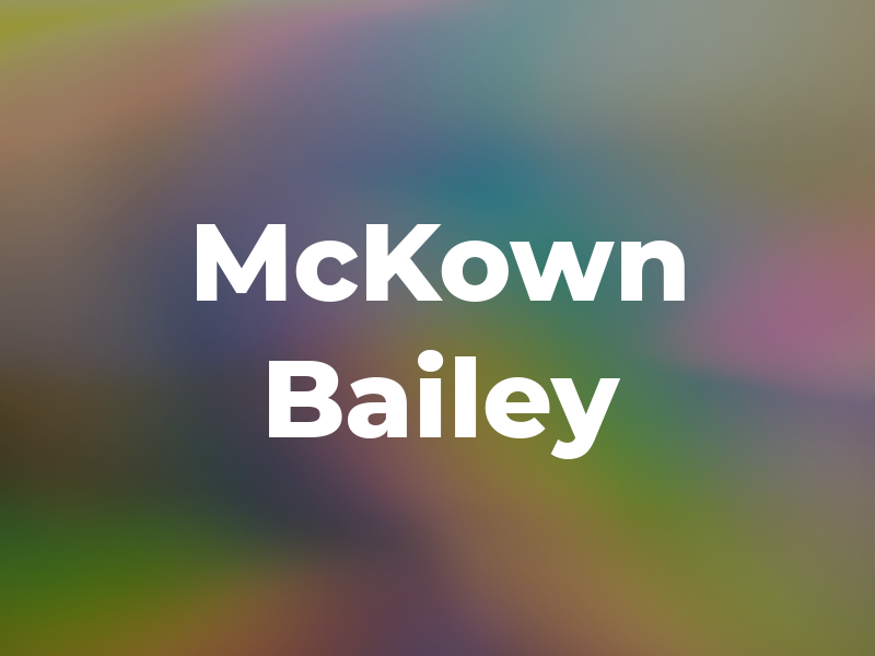 McKown Bailey
