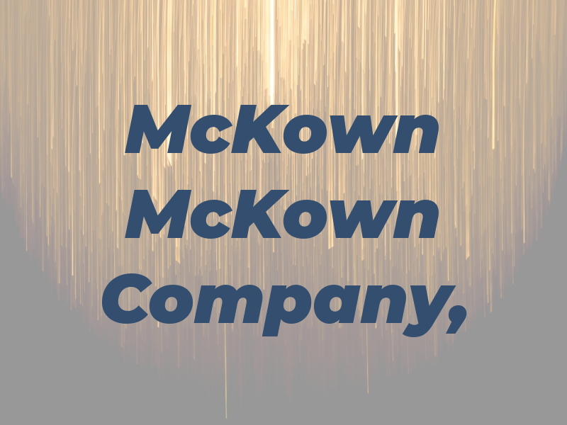 McKown and McKown Company, LPA