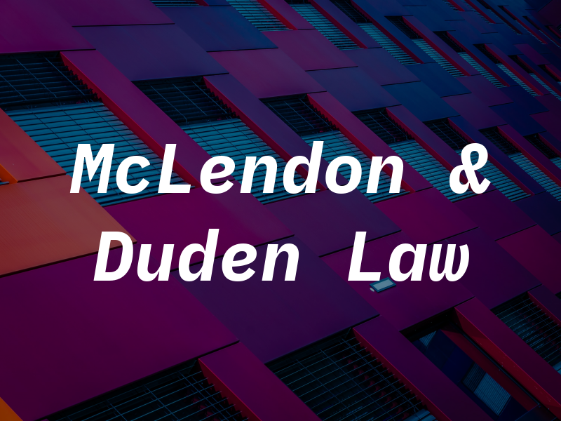 McLendon & Duden Law