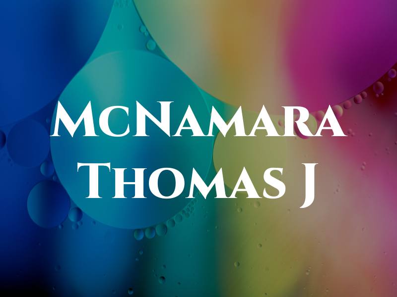 McNamara Thomas J