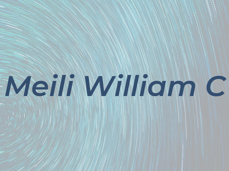 Meili William C