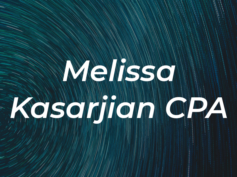 Melissa Kasarjian CPA