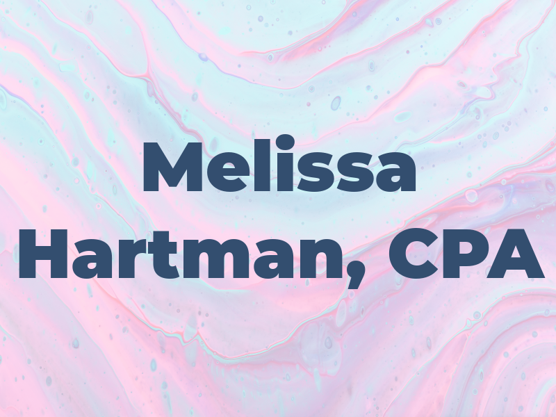 Melissa Hartman, CPA