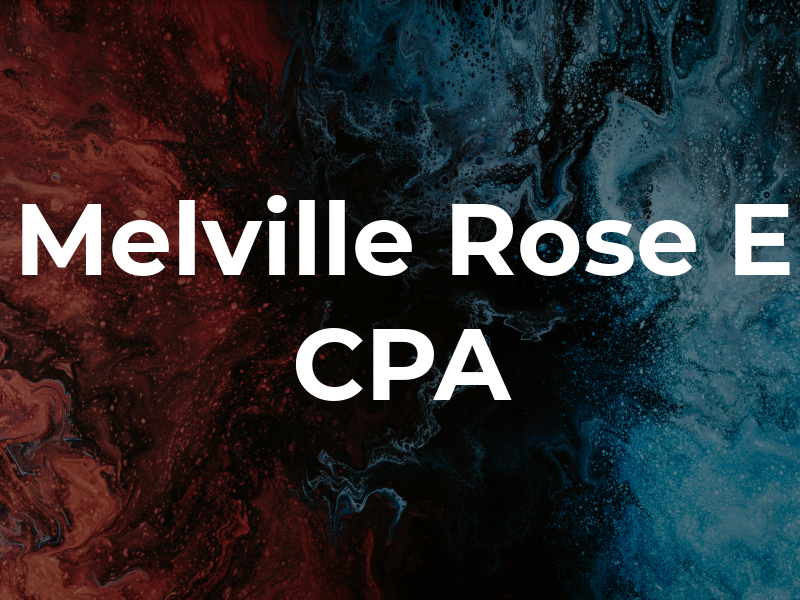 Melville Rose E CPA