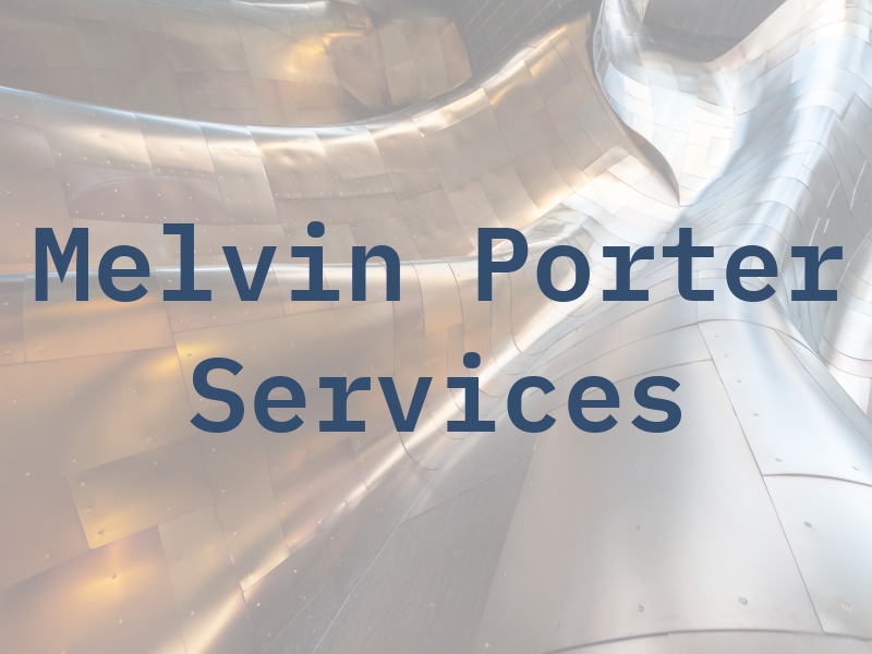 Melvin Porter Tax Services