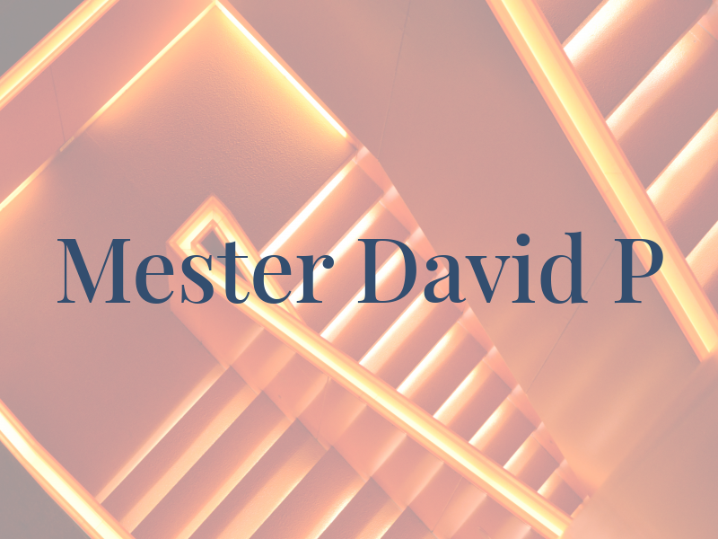 Mester David P