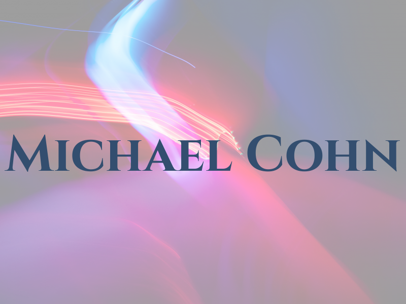 Michael Cohn