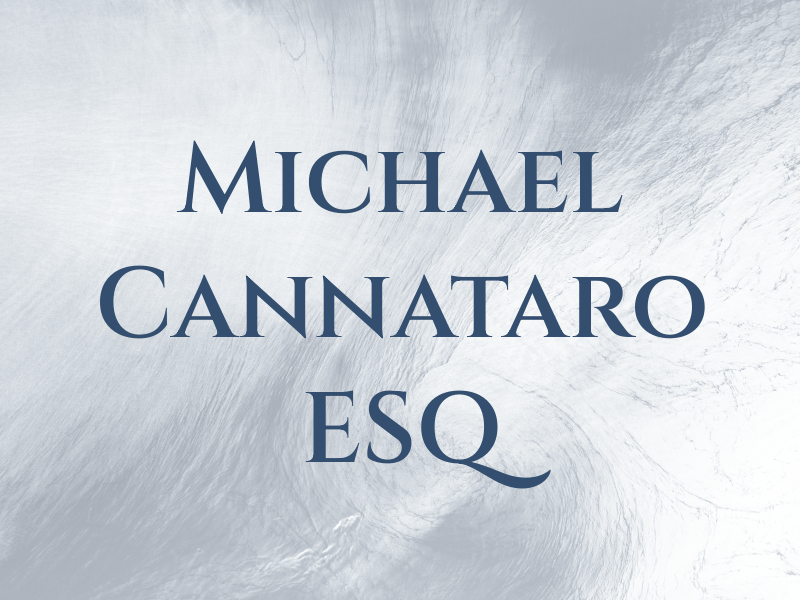 Michael Cannataro ESQ