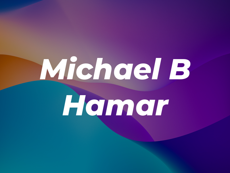Michael B Hamar