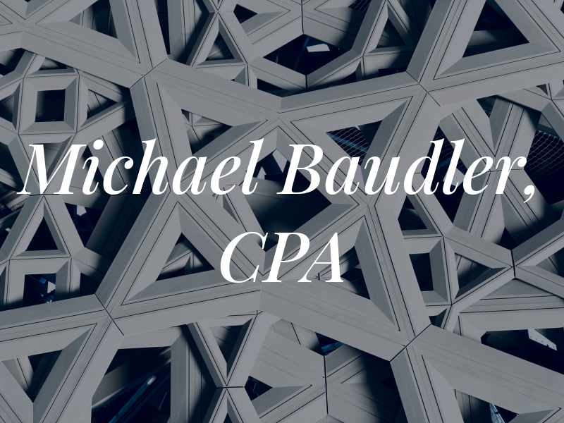 Michael Baudler, CPA