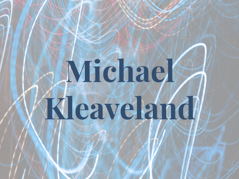 Michael Kleaveland