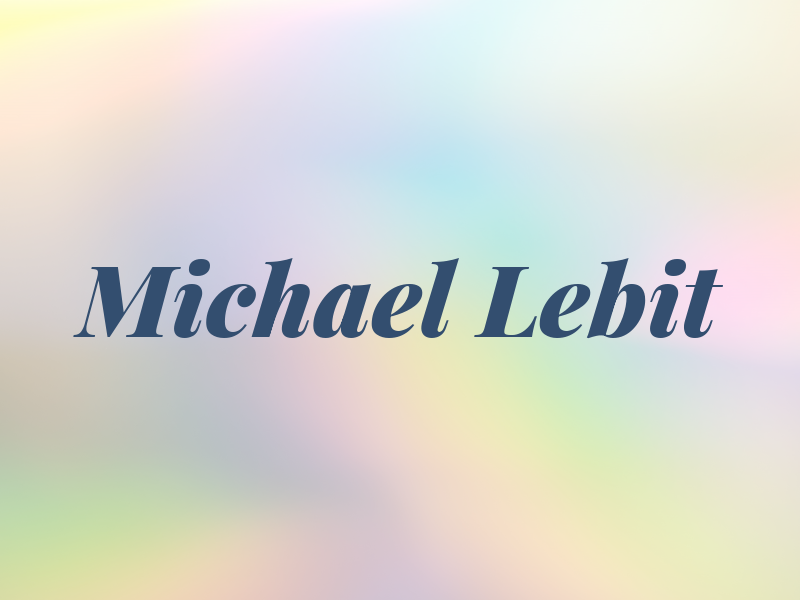 Michael Lebit