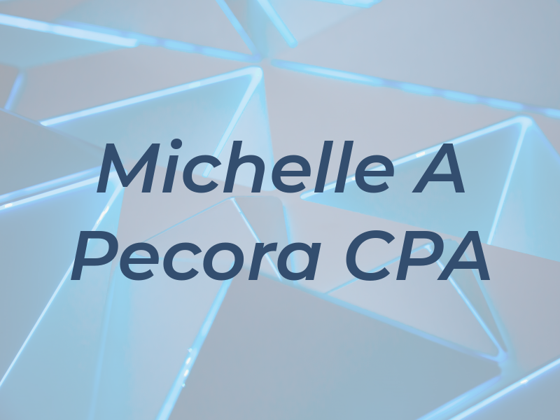 Michelle A Pecora CPA