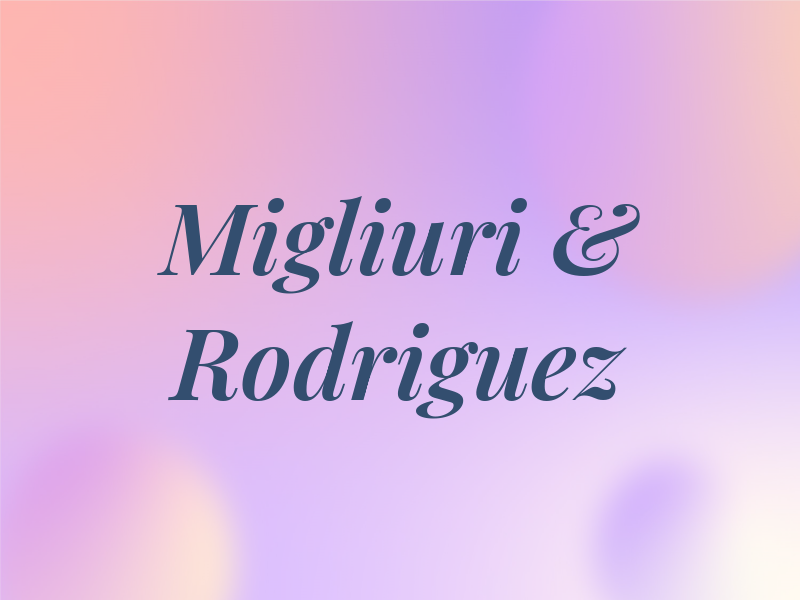 Migliuri & Rodriguez