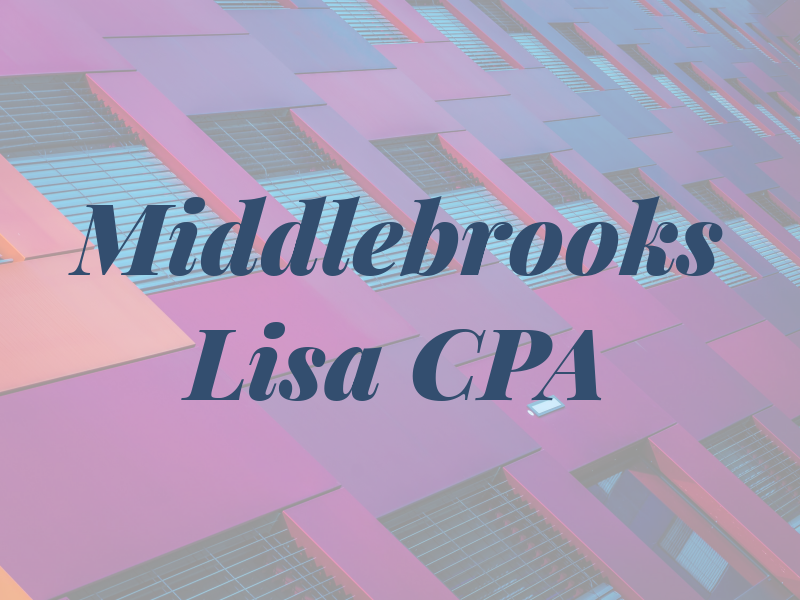 Middlebrooks Lisa CPA
