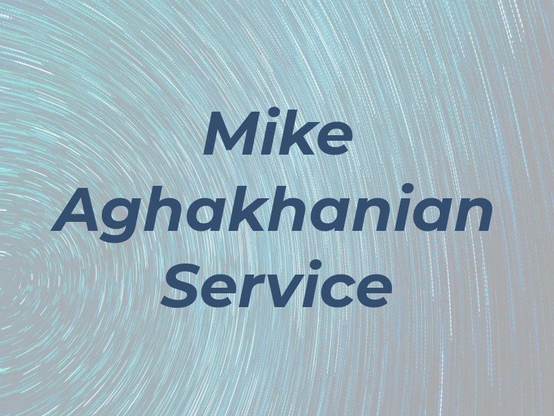 Mike Aghakhanian Tax Service