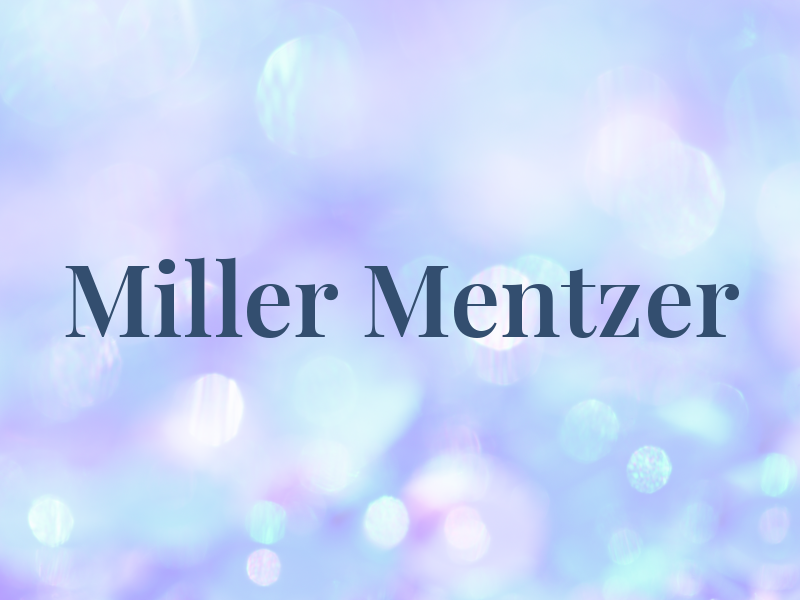 Miller Mentzer