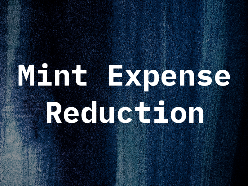 Mint Expense Reduction