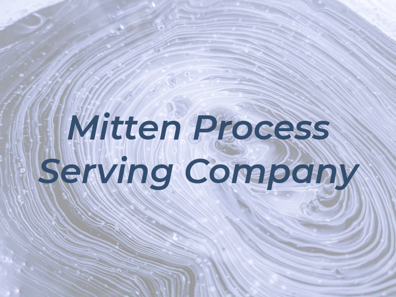 Mitten Process Serving Company