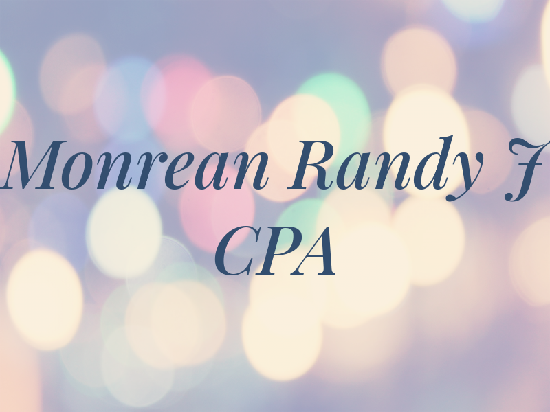 Monrean Randy J CPA