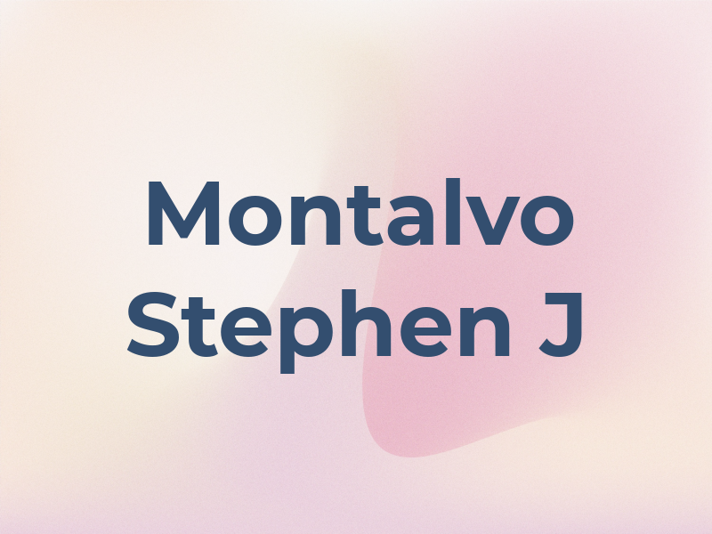 Montalvo Stephen J
