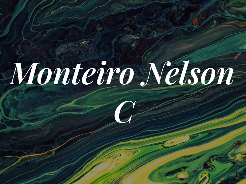 Monteiro Nelson C