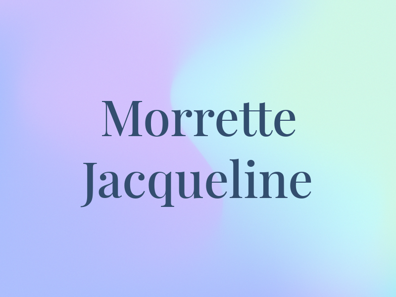 Morrette Jacqueline