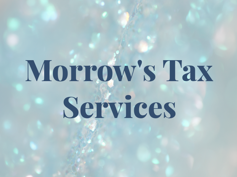 Morrow's Tax Services